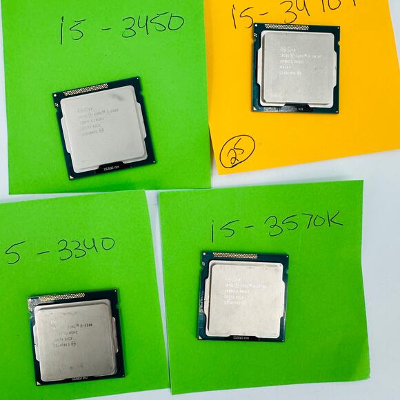 19 Mixed Lot of Intel Core i5 Processors 2400 750 3340 3470 4460 4570 4690 - Picture 10 of 12